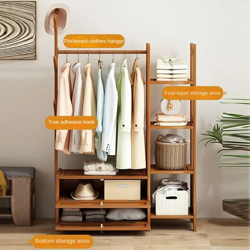 Cabide Vertical de chão, Cabide de roupa do quarto, Armazenamento doméstico, Rack de suspensão do quarto