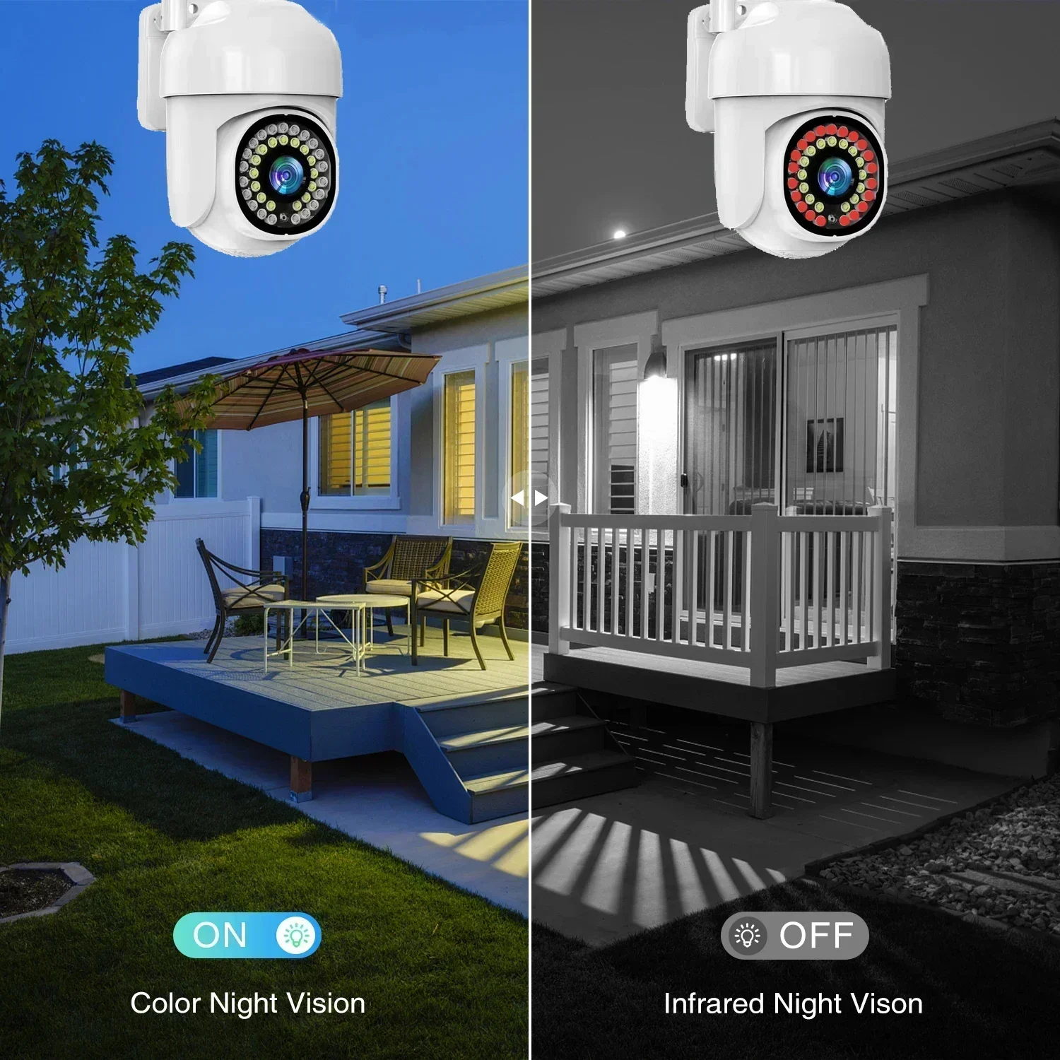 Yoosee HD IP Camera 3MP 5MP CCTV Outdoor Waterproof Color Night Vision Auto Tracking Two Way Audio Surveillance Cameras