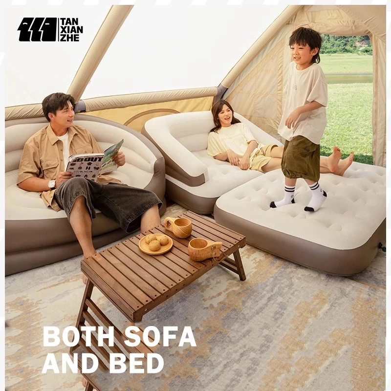 Sofá cama colchón de aire inflable cama inflable flocado i