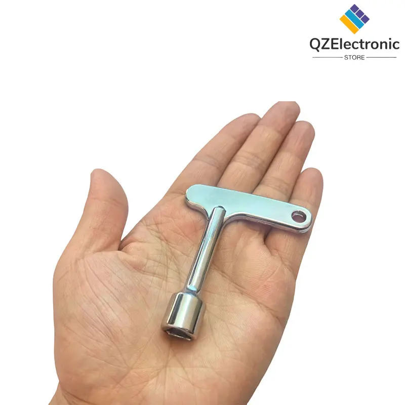 Llave de bloqueo de liberación de puerta de ascensor de emergencia, llave inglesa de aleación de Zinc, llave de servicio de utilidad, llave Triangular, cerradura de llave universal