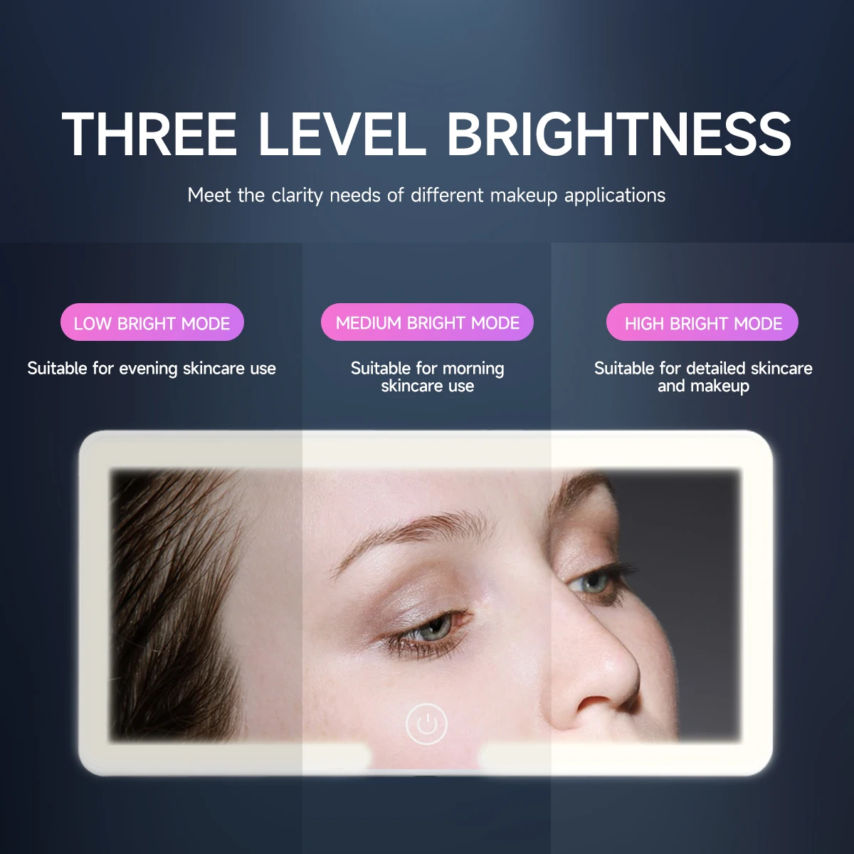 Auto-interieurspiegels Zonneklepplaat LED HD Make-upspiegel voor meisjes Dames Oplaadbaar invullicht Universele dunne make-upspiegel