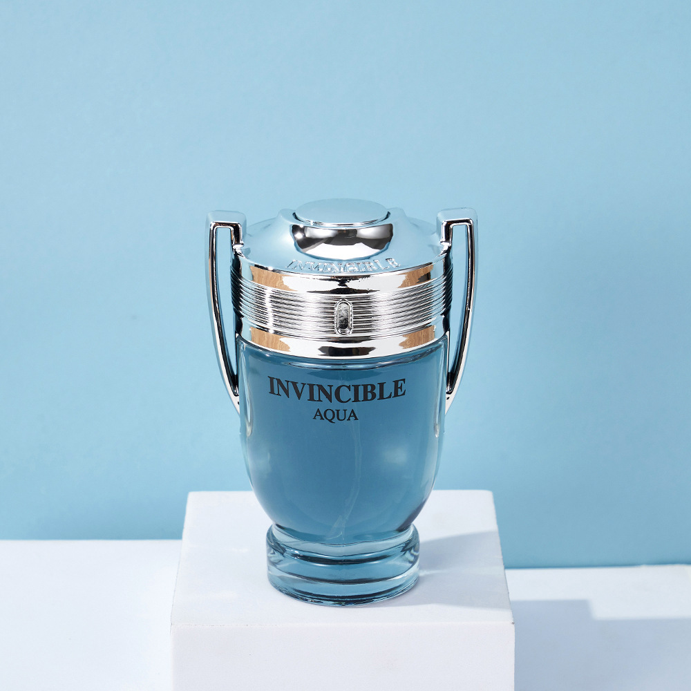 100ML 3.4FL.OZ INVINCIBLE AQUA น้ําหอมผู้ชาย EDP, Woody Aquatic Notes, สเปรย์น้ําหอมสดของขวัญสําหรับชายจัดส่งฟรี