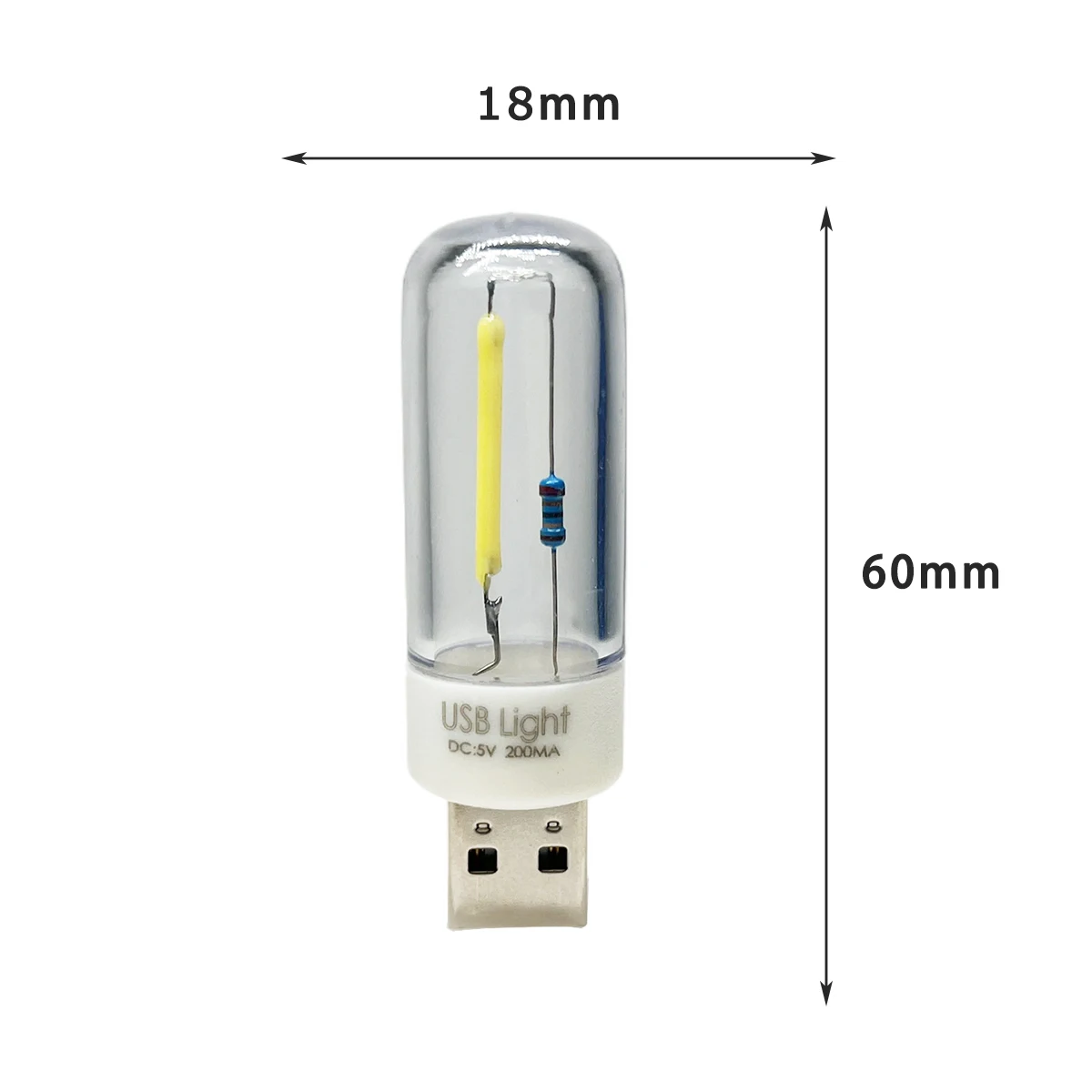 5V Night Light LED USB LED Camping Lamp Filament Portable Lighting USB lamp Charging Treasure Notebook Mobile Power Bulb