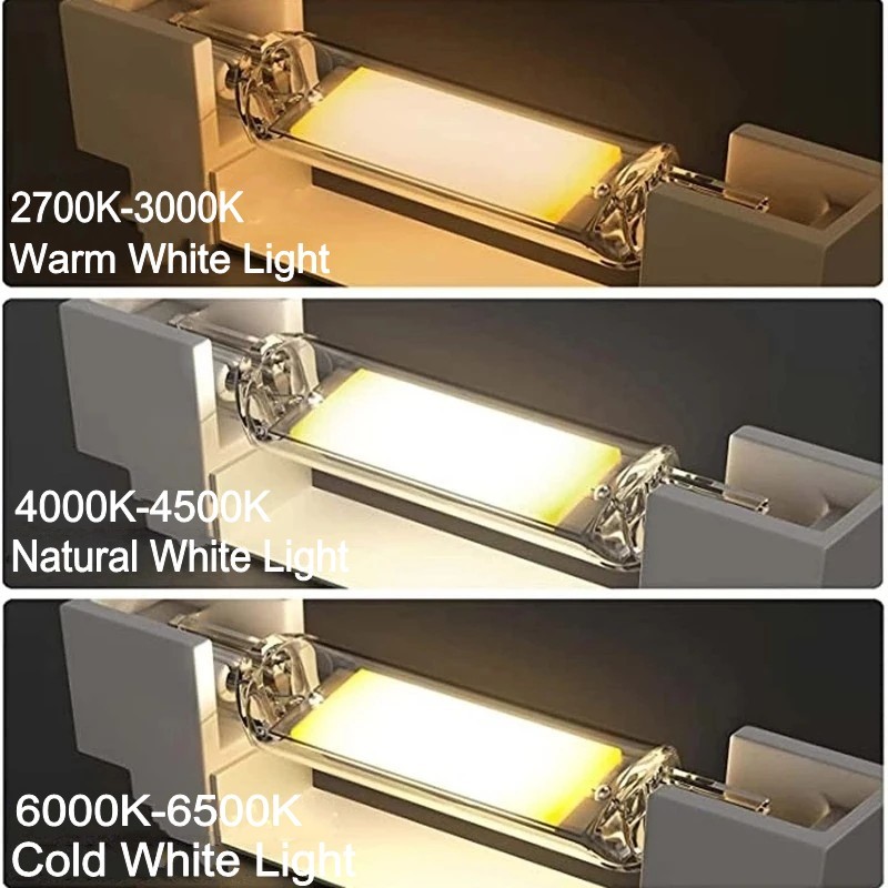 LED R7s COB ガラス管超高輝度 118 ミリメートル J118 78 ミリメートル J78 COB 電球 AC110V 120V 130V 220 240V ホーム交換ハロゲンランプ