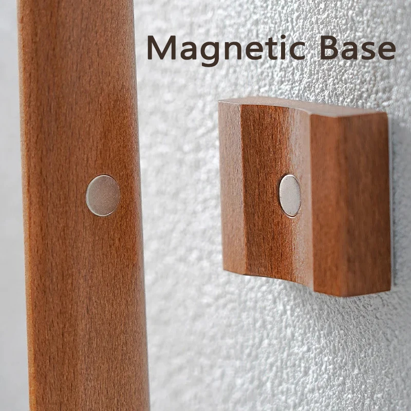 Manico lungo in legno da 55 cm Calzascarpe magnetico cucchiaio lungo per scarpe Indossare scarpe più facile
