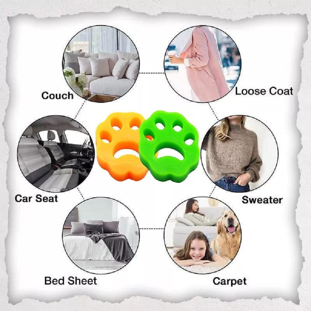 Depiladora de mascotas para lavandería, recogedor de pelusas, recogedor de lavandería para lavadora, removedor de pelo de perros reutilizable para lavandería