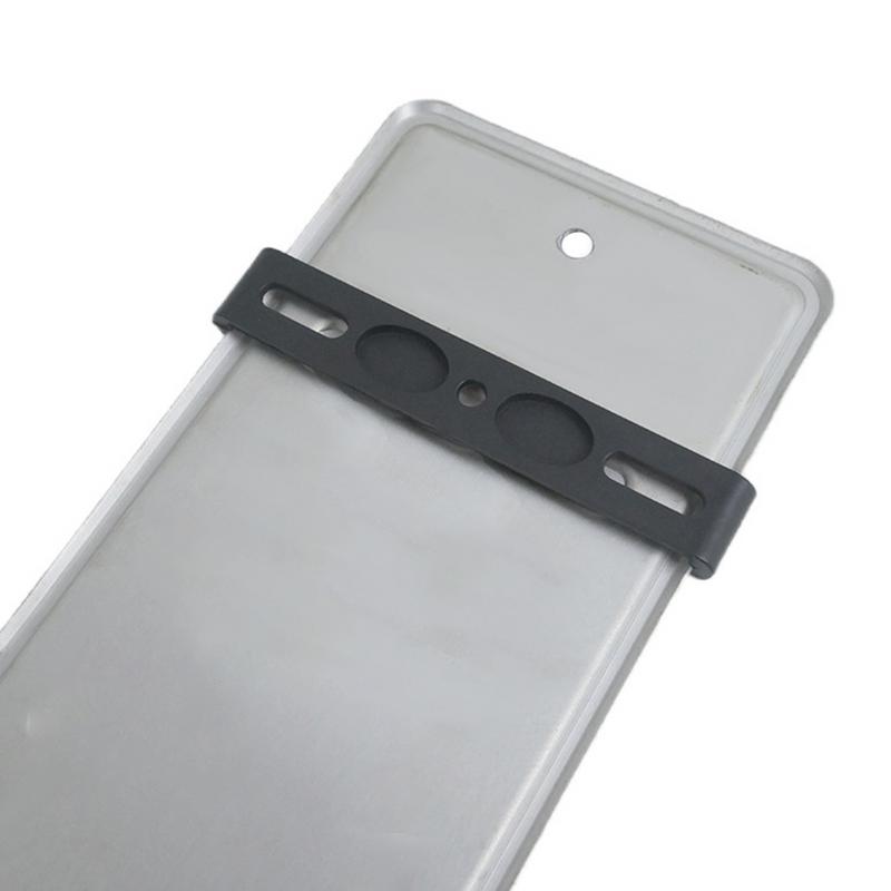 フレームレスナンバープレートホルダーマウント 4 個耐候性車タグホルダー車タグフレームフロントとリア車タグ外装