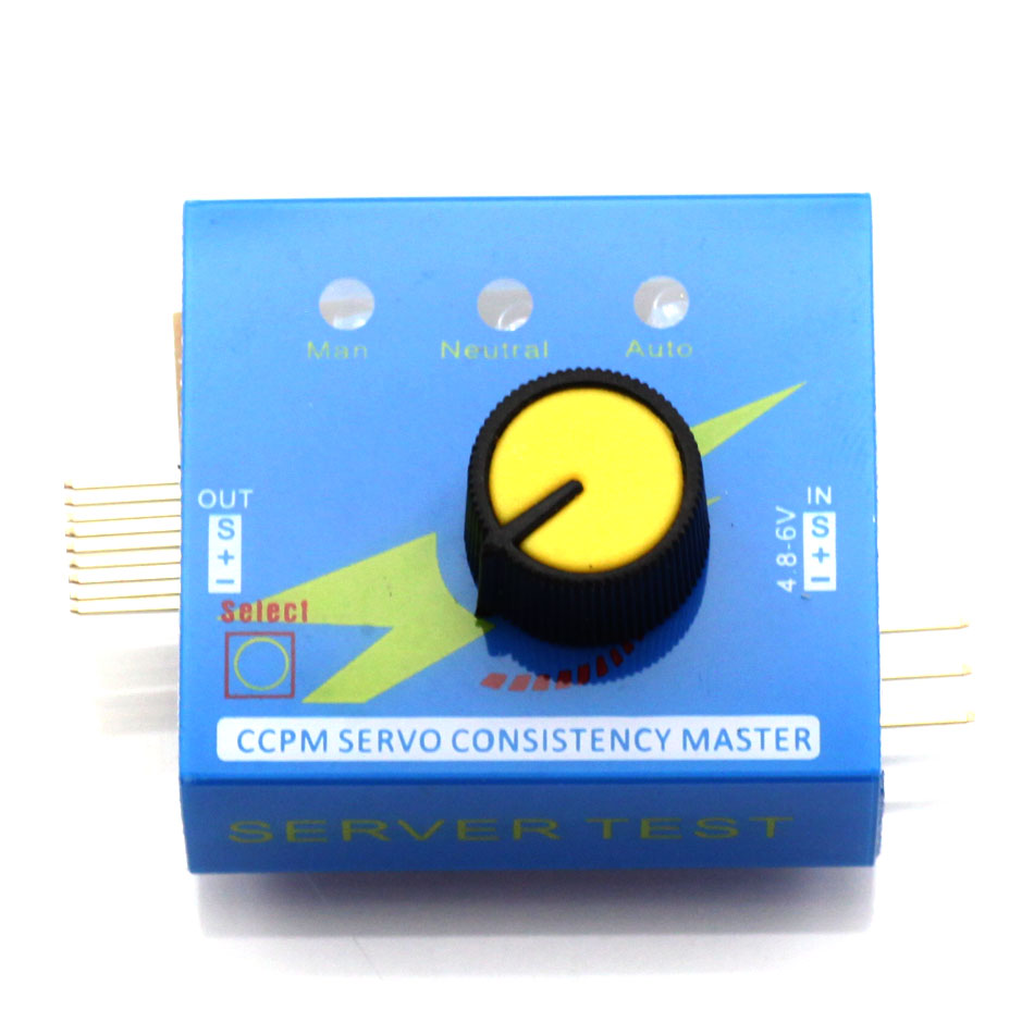 3CH Simple Multi Servo ESC เครื่องทดสอบความสม่ําเสมอตัวควบคุมความเร็วพวงมาลัยเกียร์ CCPM Meter Master Checker RC ชิ้นส่วนเครื่องบิน Hobby