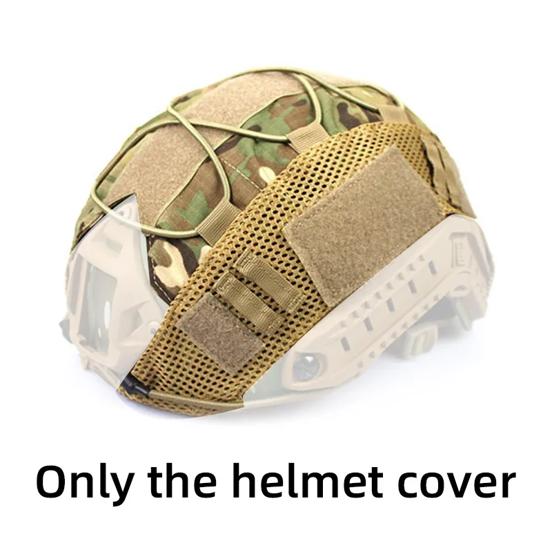 Funda elástica para casco táctico, cubierta de camuflaje rápido, MH, PJ, BJ