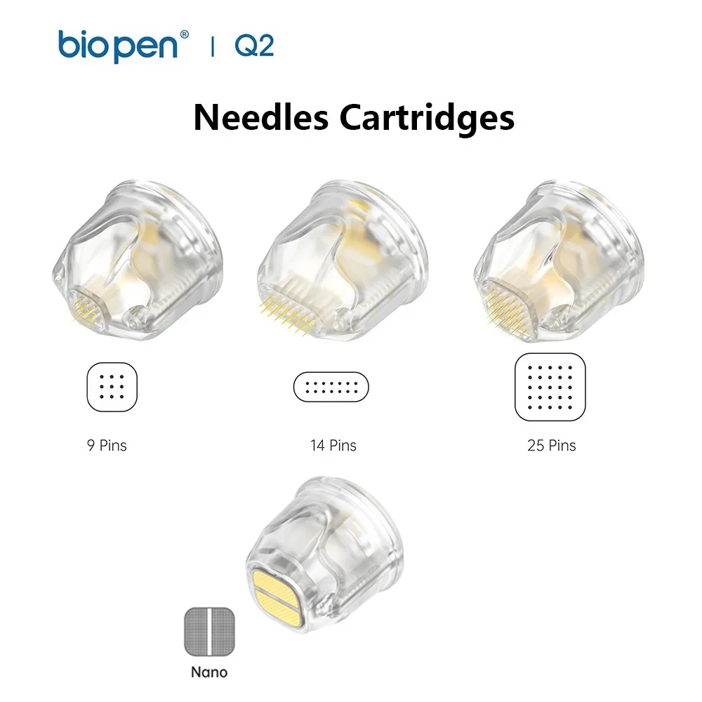 bio pen Q2 ニードル カートリッジ - Ekai オリジナル bio.pen Q2 交換部品 マイクロニードリング ニードル