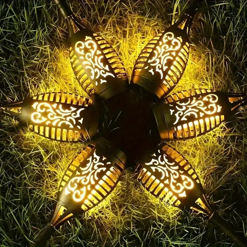 12LED Solar Flamme Fackel Licht Flackern Licht Wasserdicht Garten Dekoration Outdoor Rasen Pfad Hof Terrasse Stehlampe