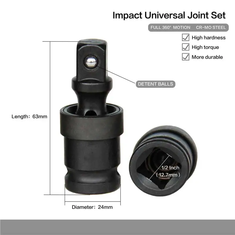 360 °   Schwenkbarer Luftkanonen-Adapter – universelle pneumatische Steckschlüsselverbindung für Schlagschrauber, Bohrmaschinen und Industriewerkzeuge (langlebiges Design)