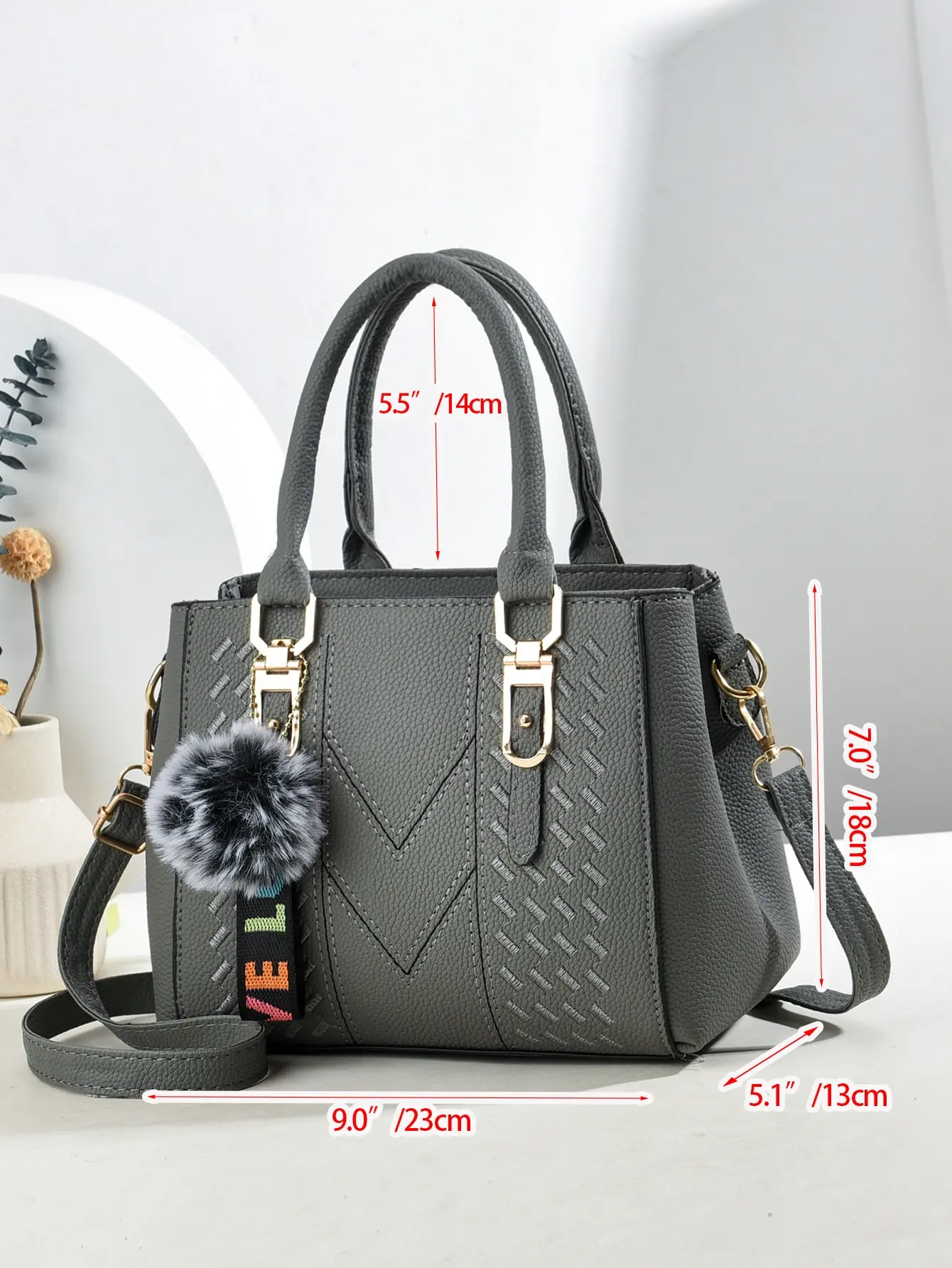 Sac à bandoulière brodé de grande capacité à la mode pour femmes, un sac à main pour un usage quotidien
