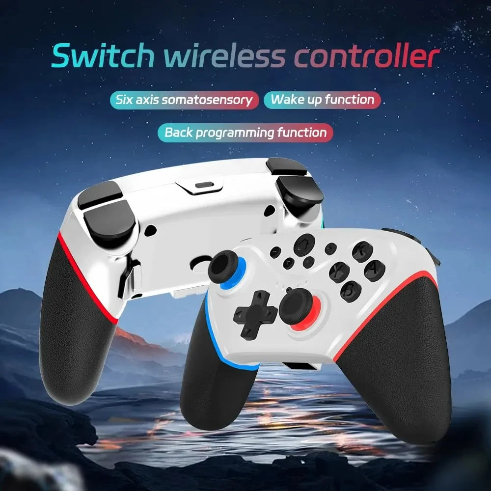 controlador de interruptor sem fio compatível com controles remotos Switch/Lite/OLED suporte multiplataforma com aceleração, função de despertar