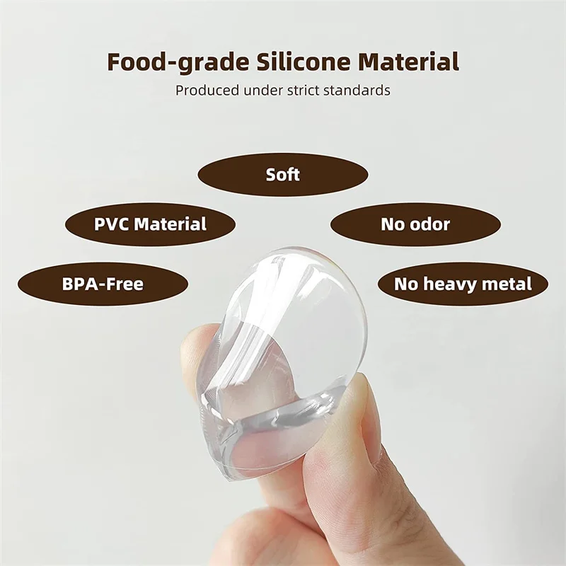 10 ชิ้น PVC ใสตัวป้องกันมุมสําหรับทารกความปลอดภัยป้องกันเฟอร์นิเจอร์ Corner Guard & ขอบครอบคลุมกับ Sharp มุม