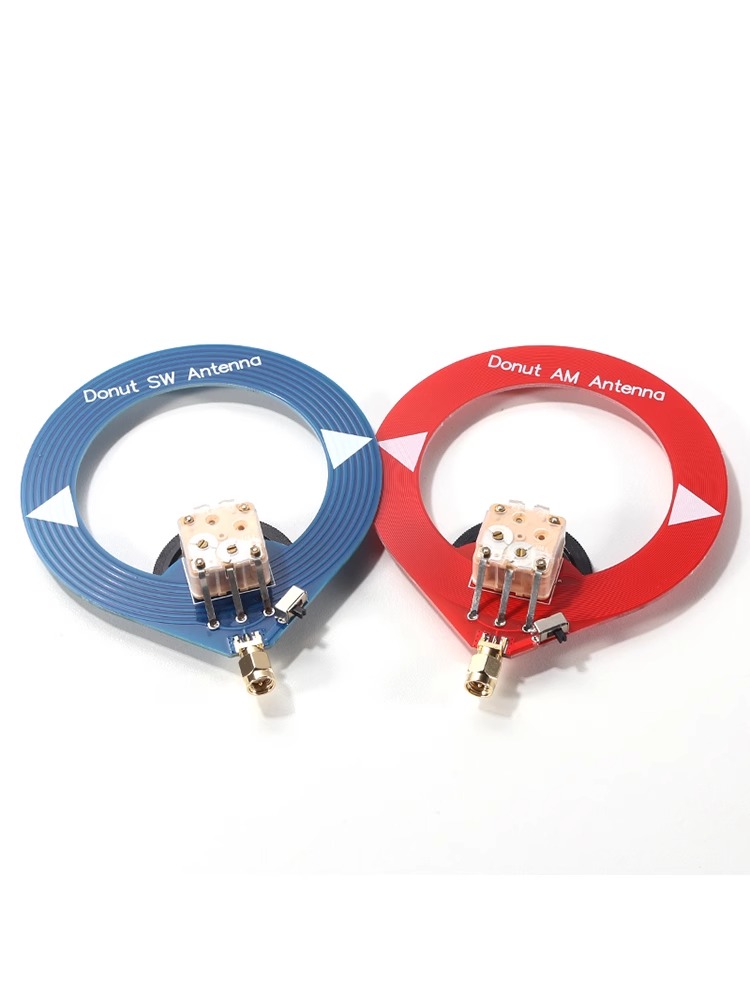 Hochimpedanzverstärker, geeignet für SDR Walkie Talkie, kleine Schleifenantenne mit Donut AM MW/SW Mini-Schleifenantenne