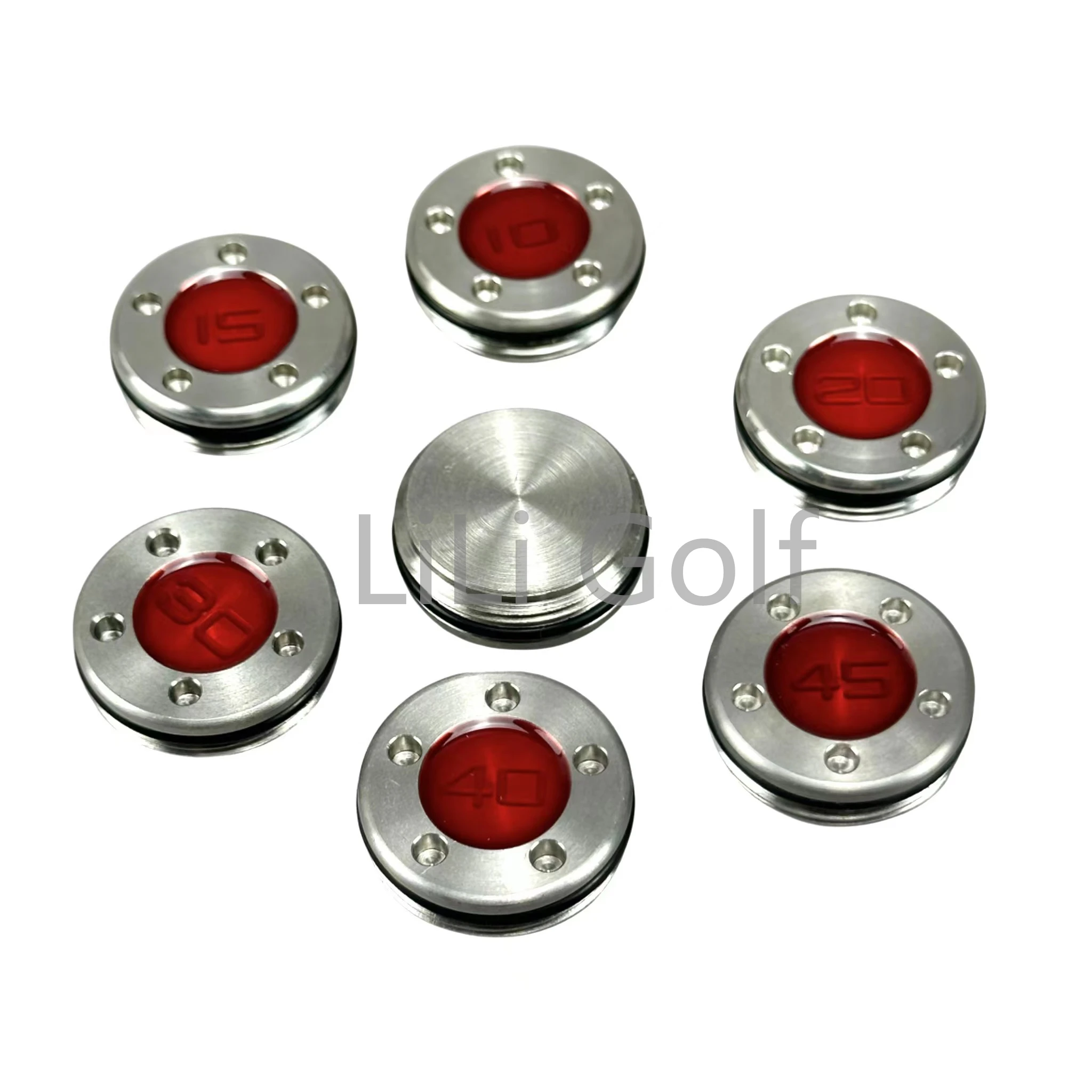 2pcs Red Golf Weight Custom Putter Screws Weights Compatible with  Scotty Cameron 5g/10g/15g/20g/25g/30g/35g/40g