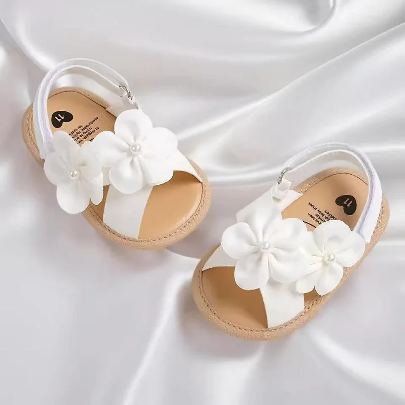 Sandálias para bebês meninas sapatos de verão ao ar livre primeiro caminhante sapatos infantis para o verão