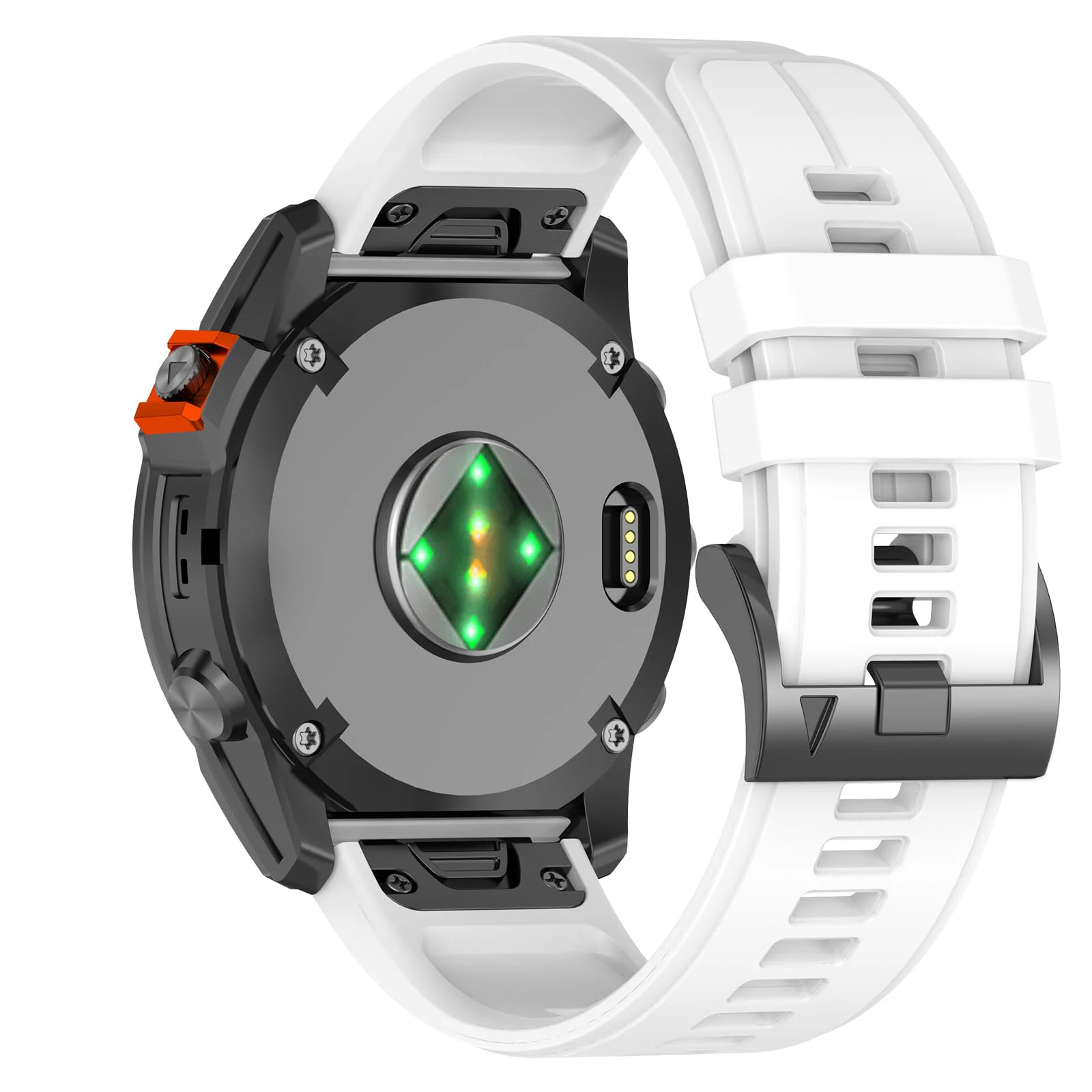 Garmin Fenix5 Plus/Fenix6 Pro/Fenix7 공식 실리콘 스트랩용 22/26mm Qucik-릴리스 실리콘 시계 스트랩 22/26mm 크기