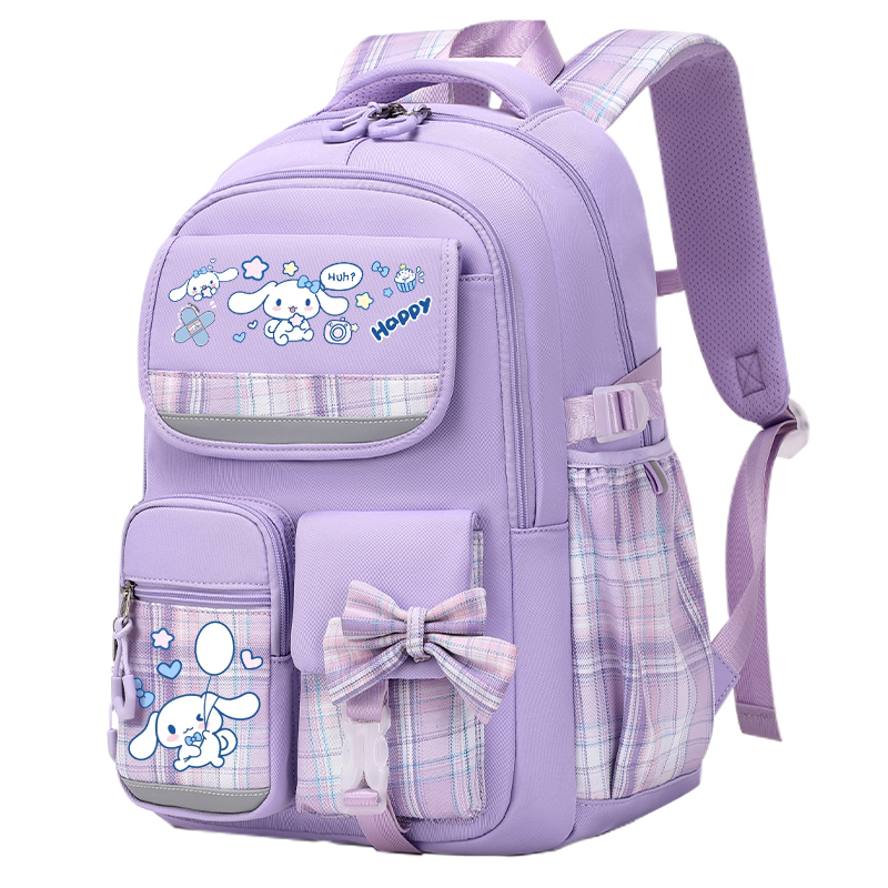 Mochila de perro canela para niñas, nueva mochila escolar con estampado bonito de Sanrio a la moda para adolescentes, regreso a la escuela, 2025