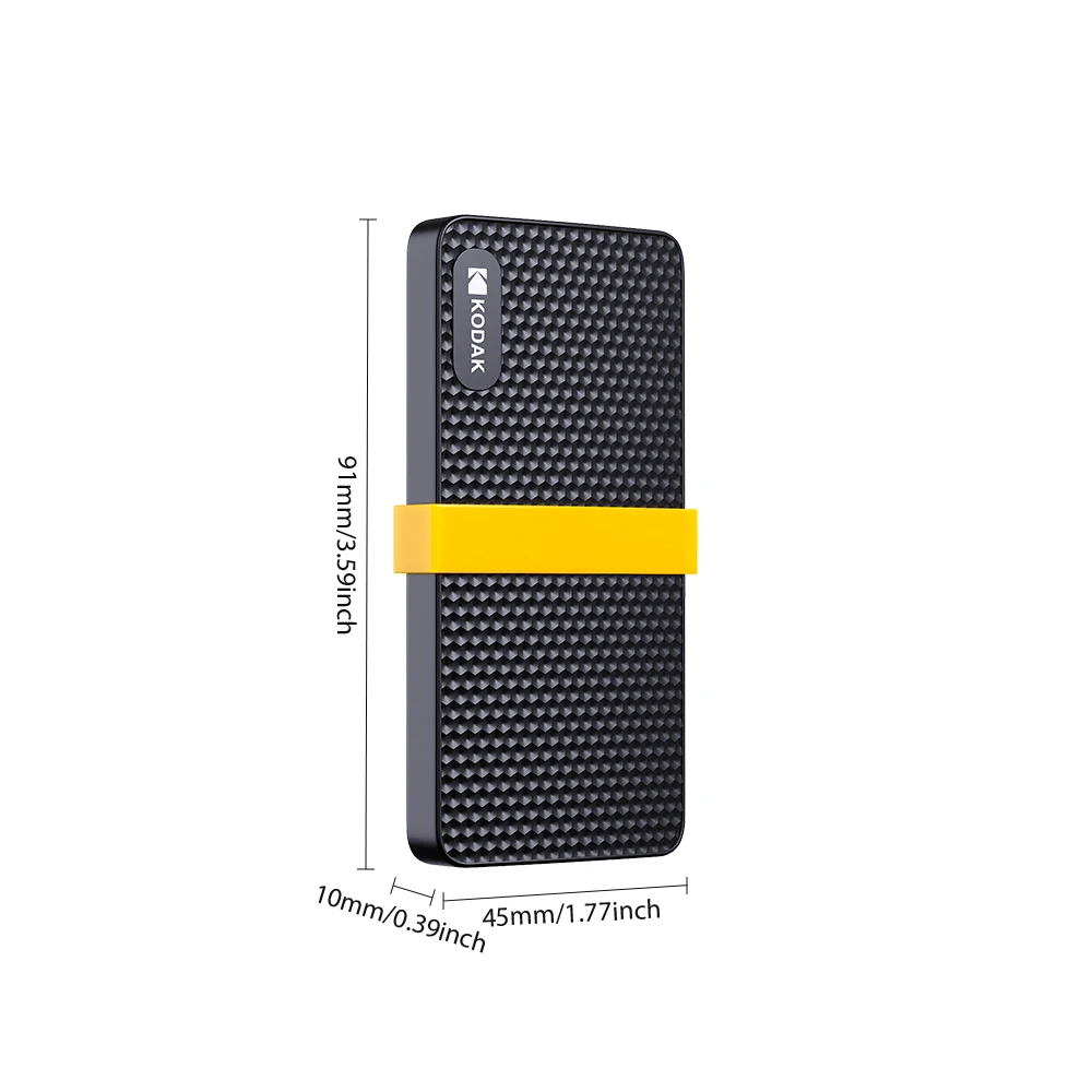 KODAK X200 External SSD 1TB Hard Drive HD Externo  USB3.1 Mini Portable SSD 256B 512GB for Laptops Smartphone PS4 PC MAC TV