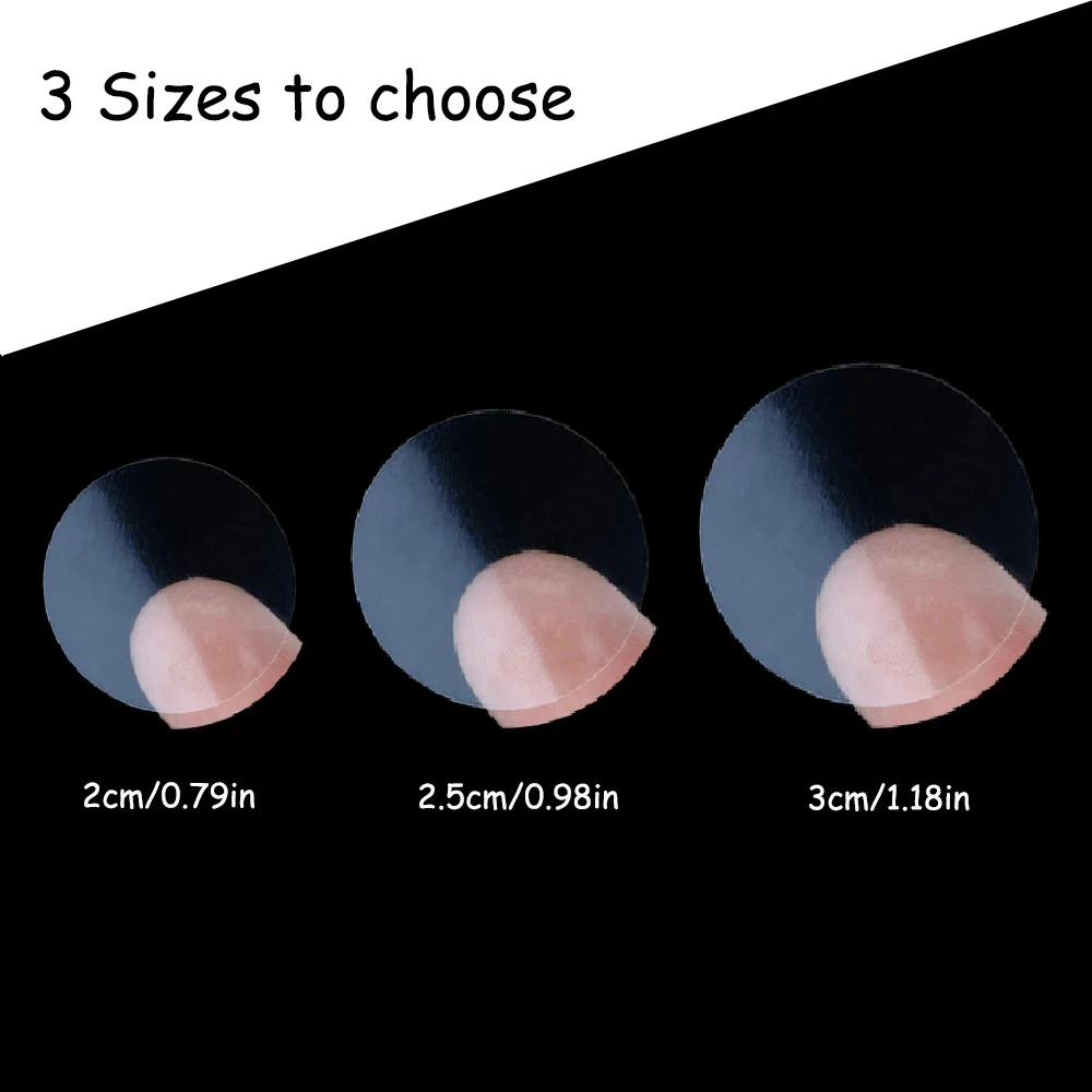 500PCsTransparent 2 "/2.5"/3.0 "รอบ PVC สติกเกอร์ซองจดหมาย TabSealer และแพคเกจขายปลีก Clear Seal ป้ายซีลสติกเกอร์เทป