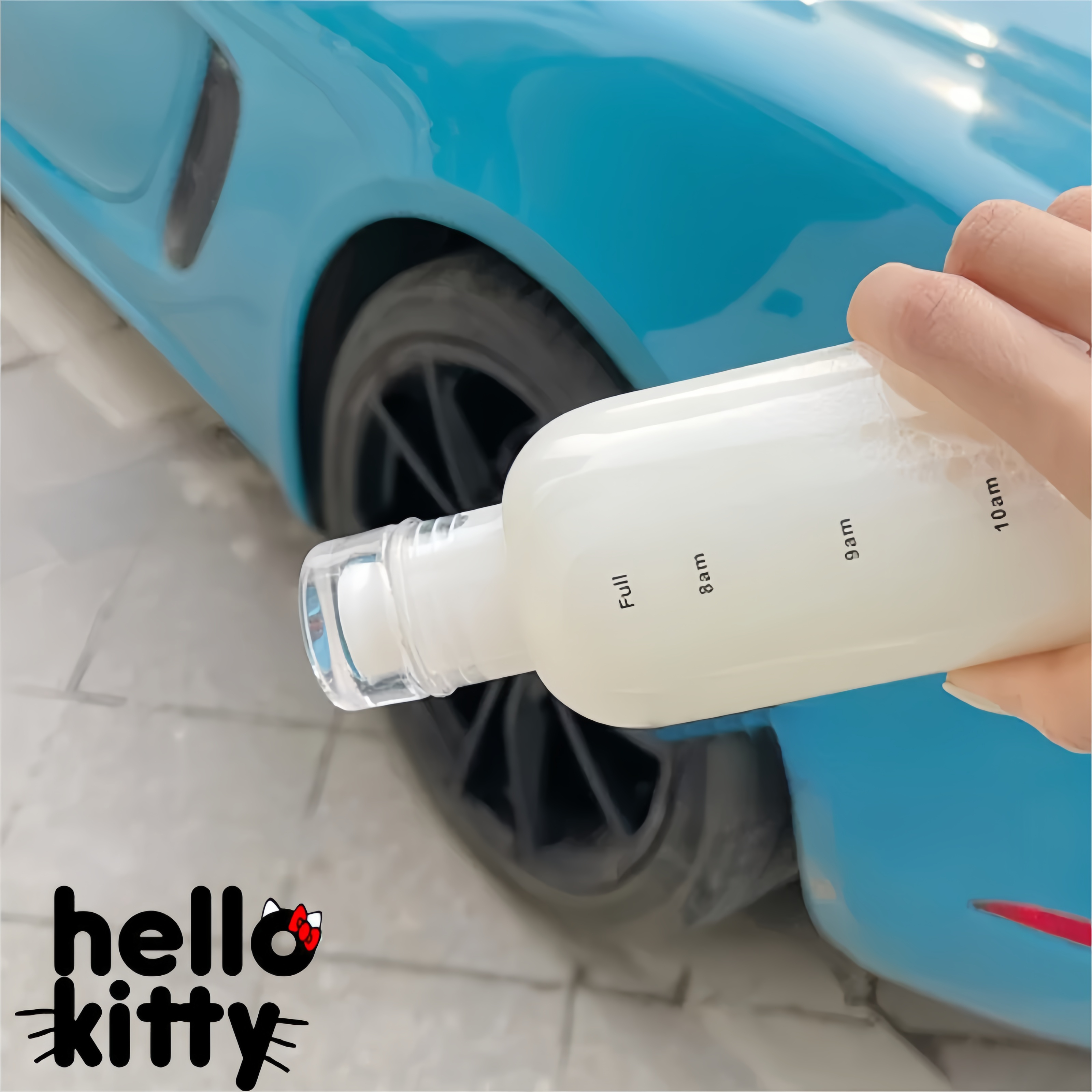 Hello Kitty botella de agua de alta capacidad botella deportiva de moda botellas de viaje portátiles Fitness al aire libre botella deportiva para beber niño