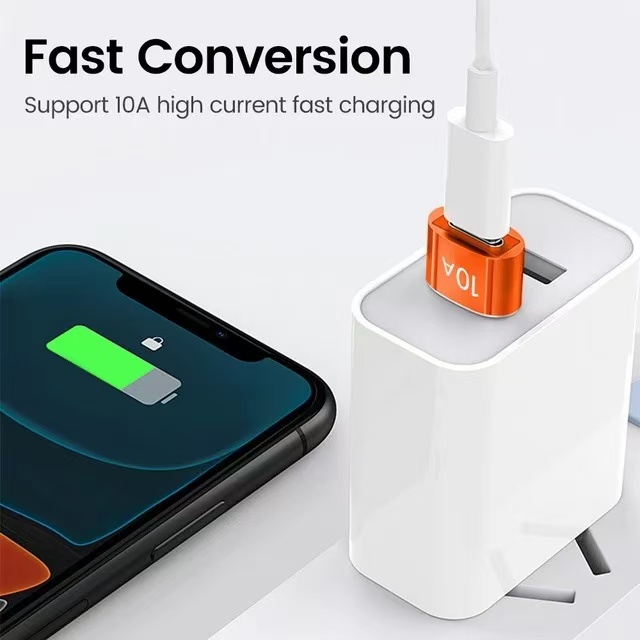 10A/6AUSB A zu USB C OTG Adapter Typ C zu USB Konverter USB 3.0 Adapter für Xiaomi 14 MacBook USB zu Typ C OTG Stecker