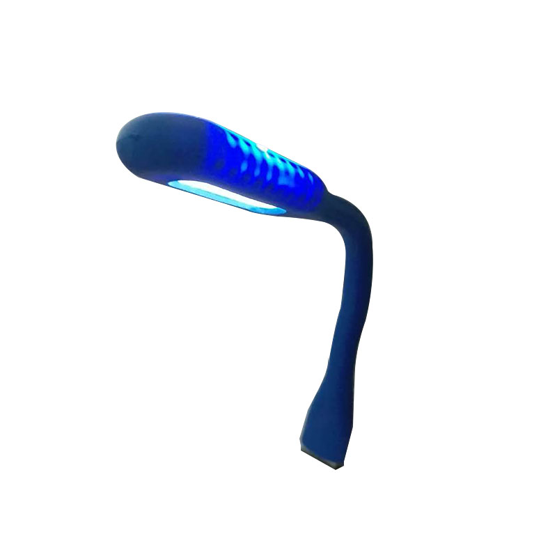 USB LED Light Bright 1.2W Creative Lamp Blue Flexible Metal Body For Notebook Computer LED USB Light Foldable Hot Sale