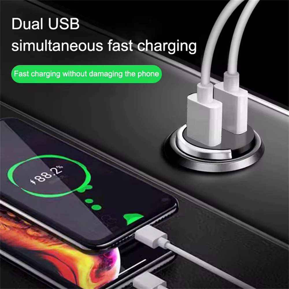 Mini cargador de coche de 200W, carga rápida para iPhone QC3.0 mini PD USB tipo C, cargador de teléfono móvil para Xiaomi, Samsung y Huawei