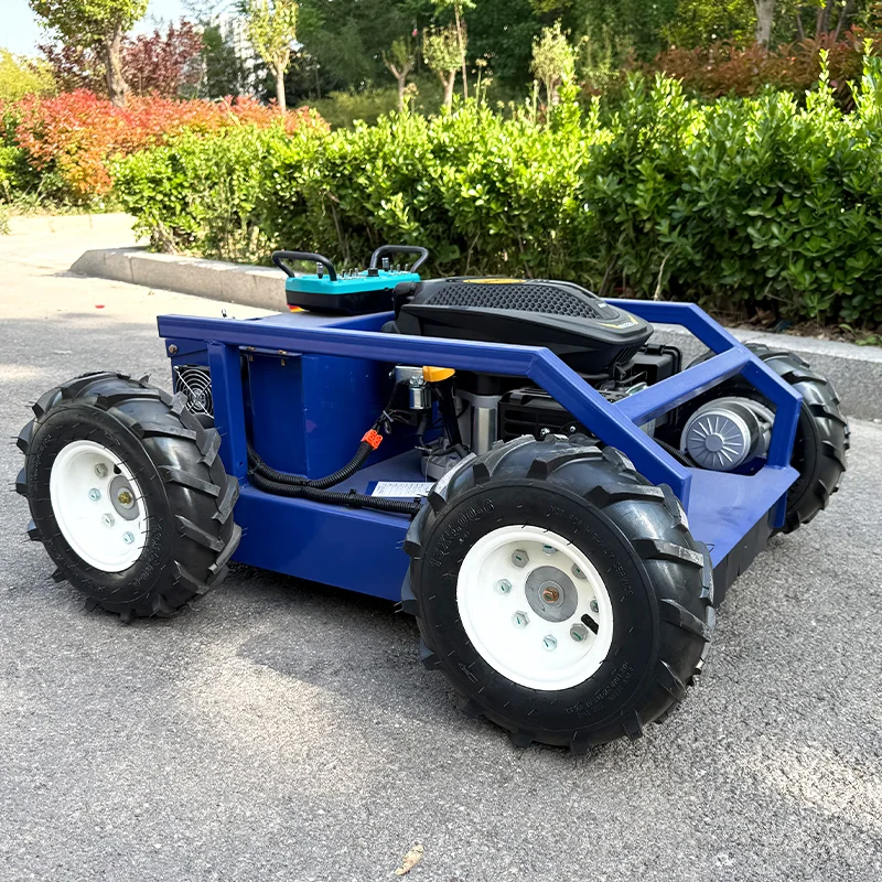 Maßgeschneiderter, höhenverstellbarer, automatischer Grasschneider mit Nullwendigkeit, Roboter-Rasenmäher mit Fernbedienung für den Garten