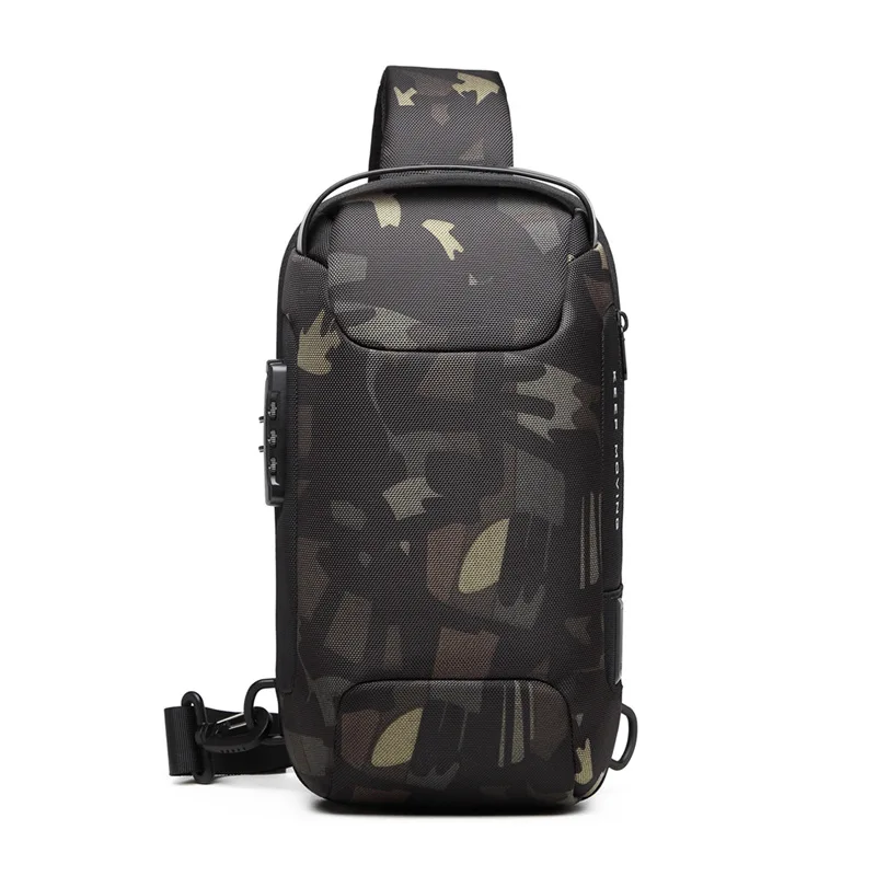 Umhängetasche Männer Mode Multifunktions-Umhängetasche auf Schulter Reise Schulter tasche Pack Messenger Pack Brusttasche für Männer