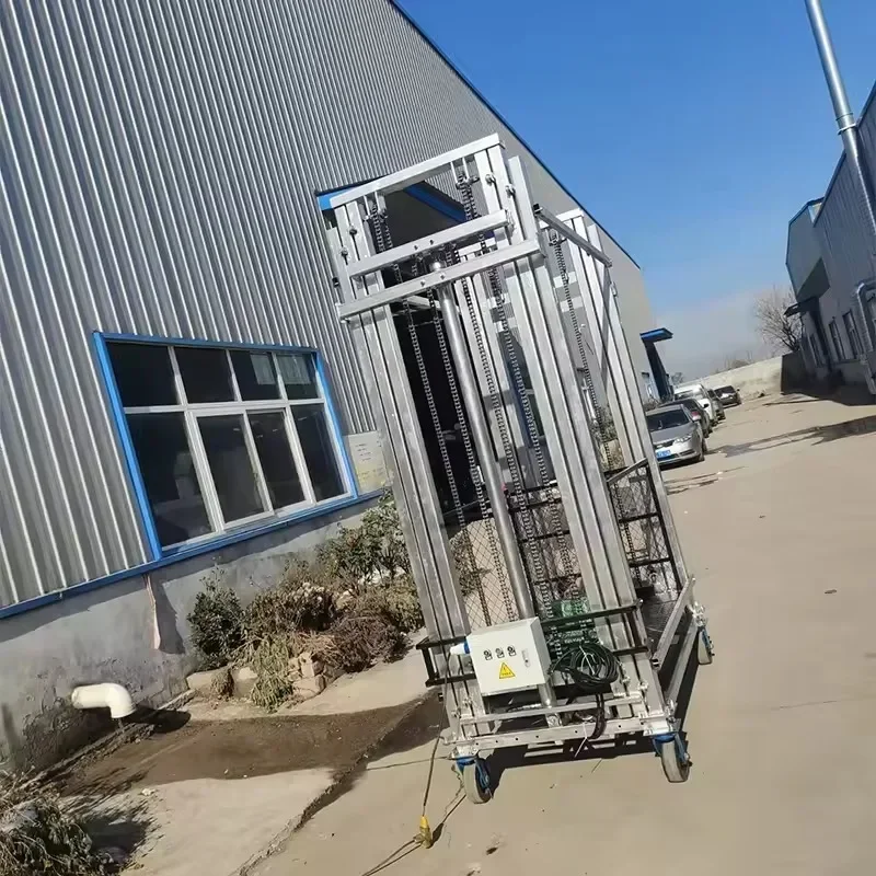 Hydraulic lifting platform Brick loading machine Cargo elevator High altitude operation Hot dip galvanized scaffolding