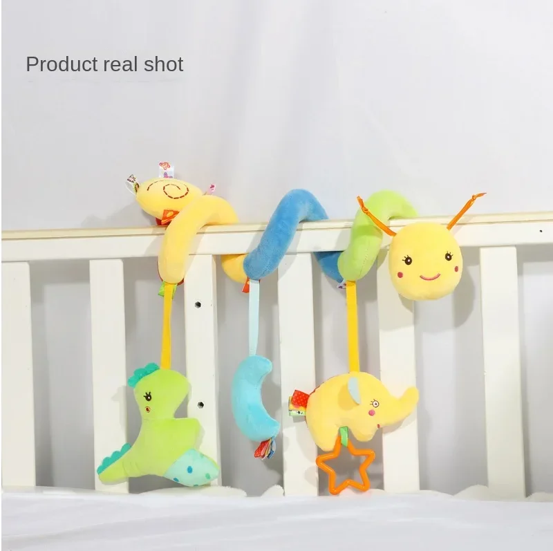 เปลเด็กแขวน Rattles ของเล่นรถที่นั่งของเล่นโทรศัพท์มือถือรถเข็นเด็ก Crib SPIRAL ของเล่น Pram แขวนตุ๊กตาสําหรับทารกทารกแรกเกิดของขวัญ