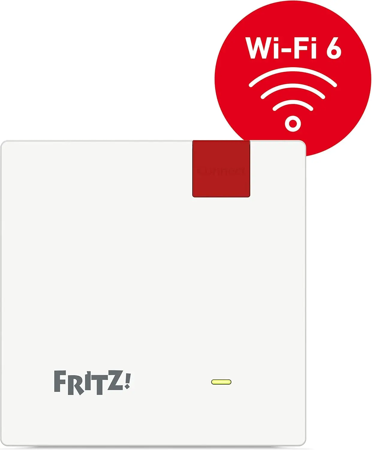 SONO FRITZ! Repeater 1200 AX (ripetitore Wi-Fi 6) dotato di due unità radio (banda 5 GHz (fino a 2.400 Mbps) 2,4 GHz (fino a 600 Mbps), versione in lingua tedesca)