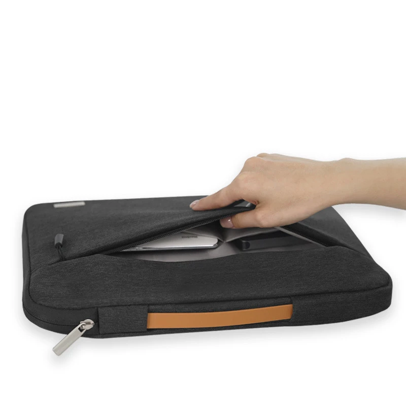 Multi-pockets Laptop Sleeve for MacBook Air 13.6 Handle Laptop Bag for MacBook Pro 14 Shocproof Notebook Bag for MacBook 16.2 M3