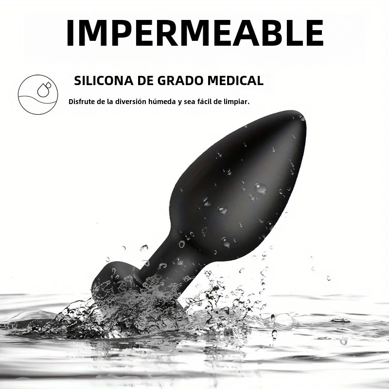 男性用ポータブルアナルプラグバイブレーター,ワイヤレスリモコン,ディルド,振動する大人のおもちゃ,大人のおもちゃ,1個