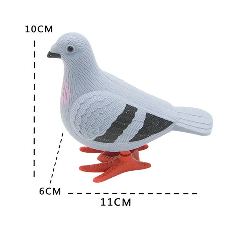 เด็ก Clockwork ของเล่นกระโดด Pigeon จําลองสัตว์น่ารัก Wind Up ของเล่นเด็กเด็กของเล่นเพื่อการศึกษาเด็กชายหญิงของขวัญตลก