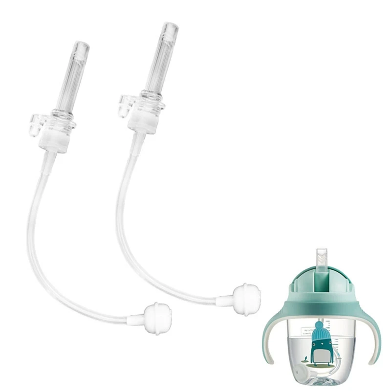 Yếm Ăn Cho Bé Phụ Kiện Trẻ Em Cốc Nước Ống Hút Silicone Lỏng Sippy Uống Chai Thay Thế QX2D