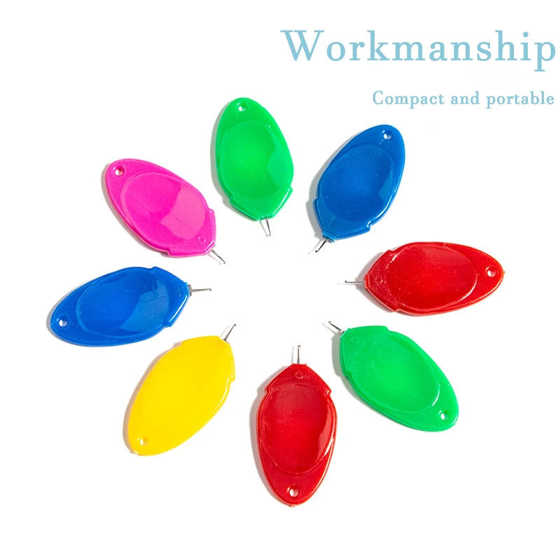 Threader de agulha para costura manual, Threader simples, Ótimo para trabalho com agulha, Máquina de costura, Bordado, Cores aleatórias