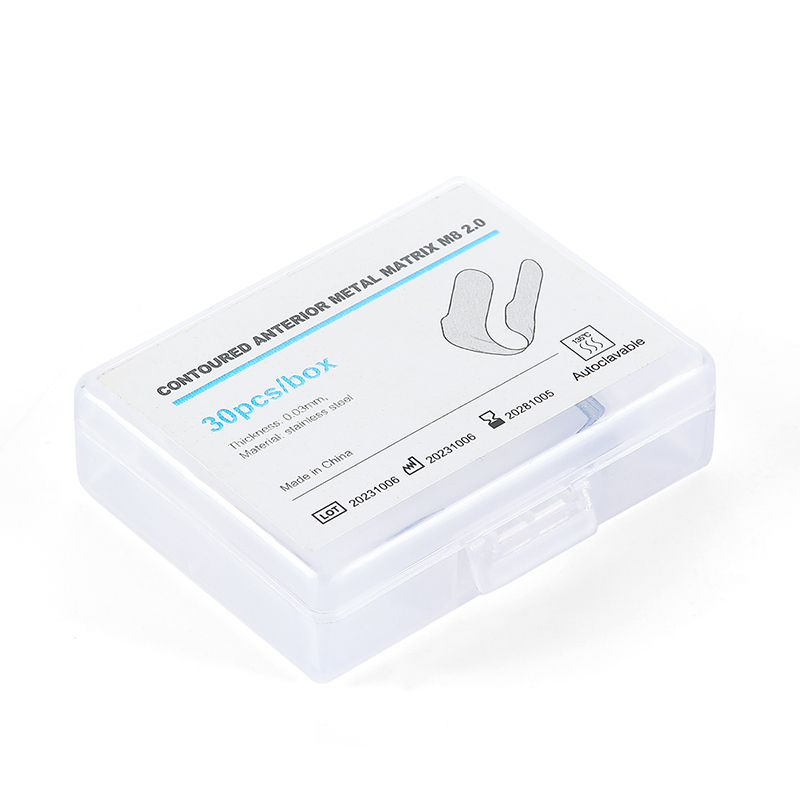 30 ชิ้น Dental Matrix Contoured Anterior โลหะ Matrix Bands Sectional Matrix ระบบเมทริกซ์ทันตกรรมวัสดุ