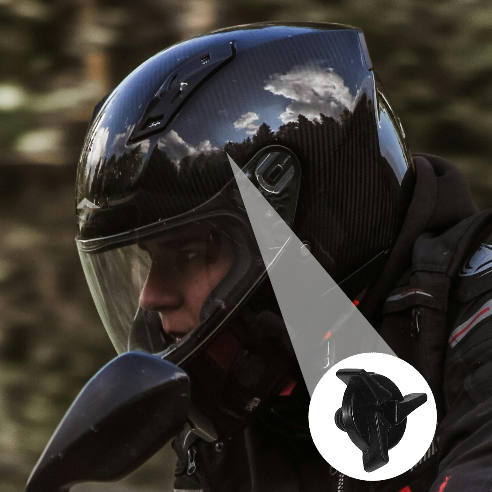 6 Pcs Helmets Off-road Screws For Visor Sun Motorcycle Replacement Parts Accessories