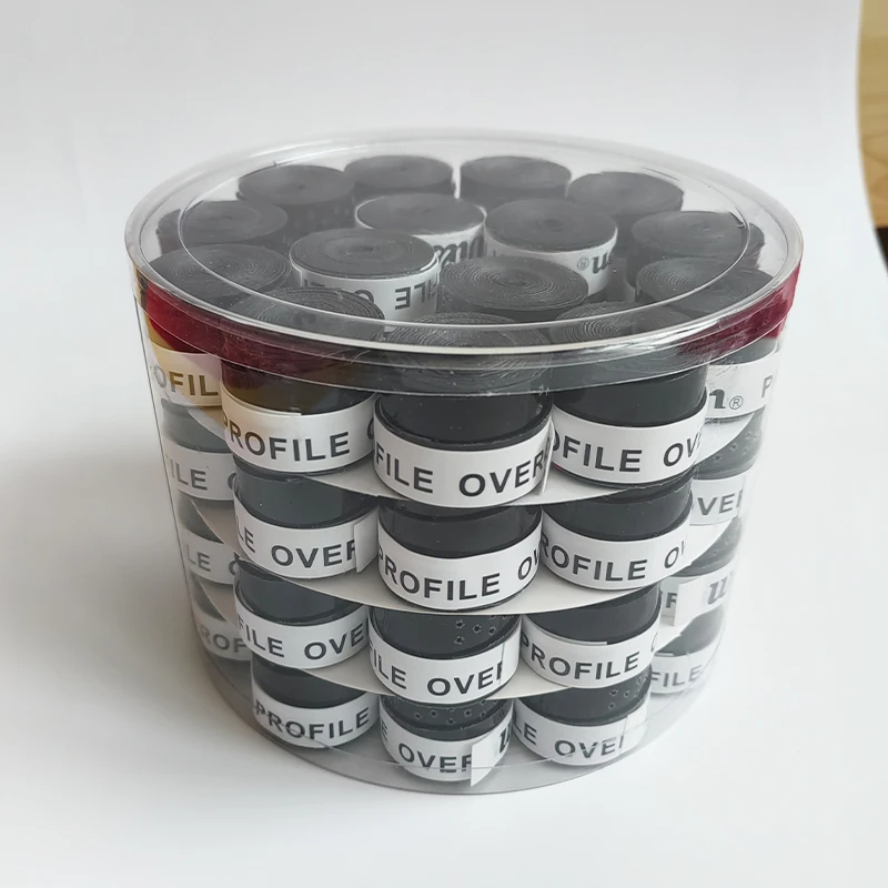 12 pçs raquete overgrip suor banda absorção tênis badminton raquete mão cola aperto de tênis pu antiderrapante overgrip varas de pesca aperto