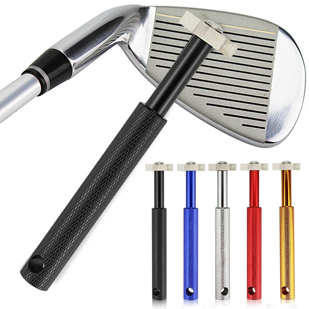 Golf Club Grooving Schärf werkzeug Golf Club Schärfer Kopf starke Keil legierung Keils chärf schnitt 6 Farben Golf Groove Werkzeug
