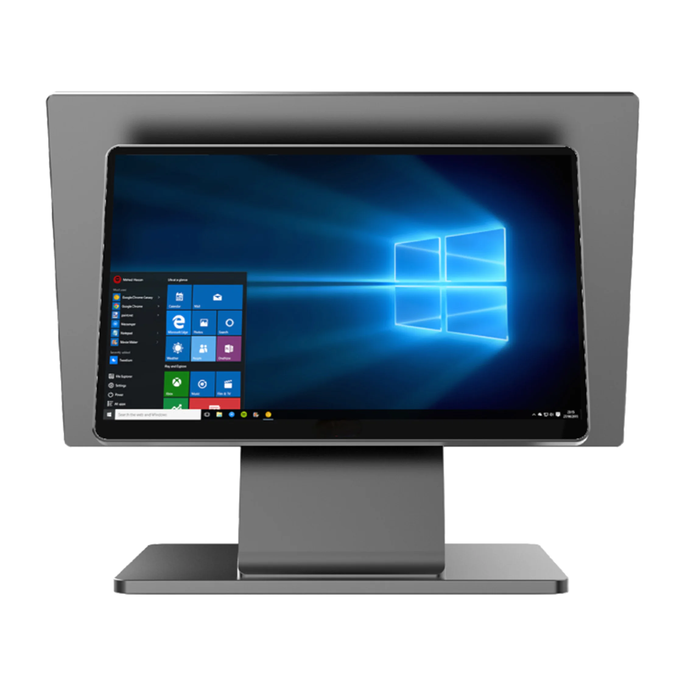 JEESTON 15.6 inch Windows I5 4th 8G 128G Cash Register Aluminum Alloy Shell Touch Screen  All In one Windows POS Terminal