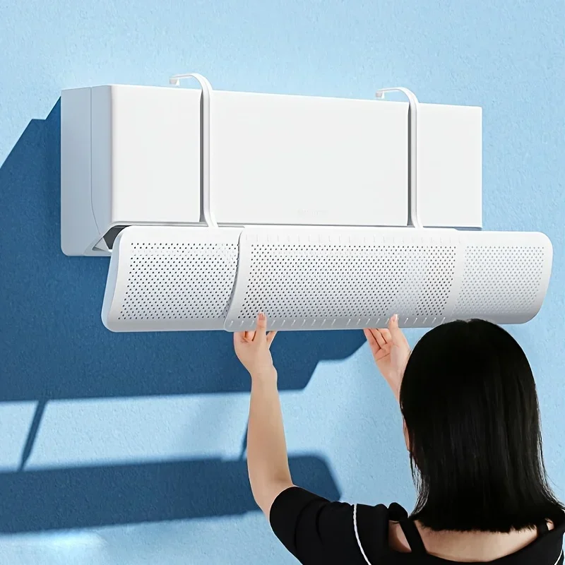 Klimaanlage Windschutz gegen direktes Blasen skalierbare einstellbare Wind führungs abdeckung Auslass Schall wand Windschutz scheibe Staubs chutz