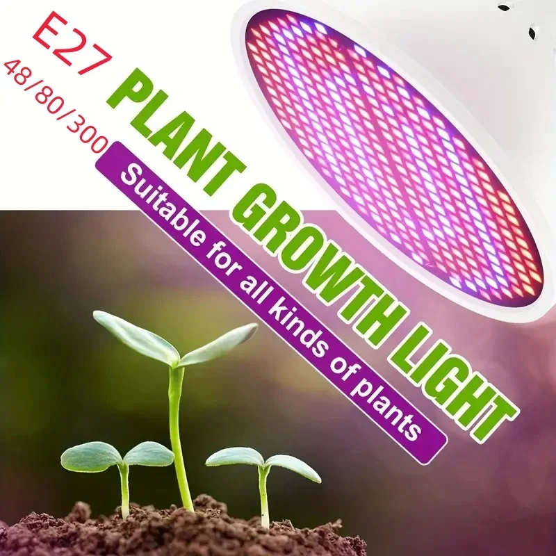 1 szt. LED Lampka do Roślin w Kształcie Kubka E27 Czerwono-Niebieska Lampka Wzrostu Sukulentów Sadzonek i Dodatkowe Światło Pełnego Spektrum