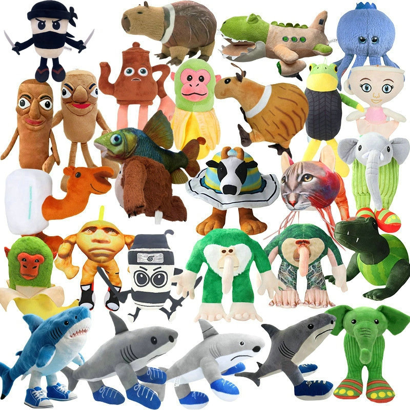 Tralalelo Tralala плюшевая игрушка Tungtungtung итальянская Brainrot Al TralaleDoll плюшевая игрушка для подруги милый детский подарок на день рождения