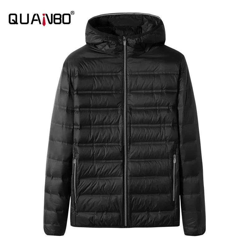 Heren Gewatteerde Ultralight Winterjas 2024 Nieuwkomers Herenmode Capuchon Business Casual Normaal Warm Houden Pufferjack