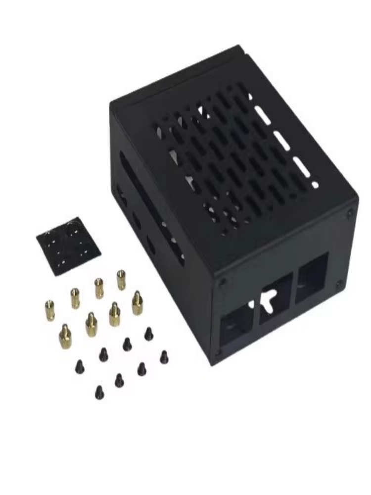 Raspberry Pi 5-Gehäuse unterstützt PCIe M.2 NVMe SSD Shield Top X1001 / X1003 / X1000 / X1004 / X1015 & Active Cooler
